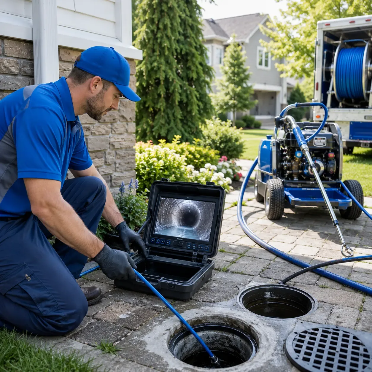Outdoor drain cleaning professionals serving Dunbarton, NH
